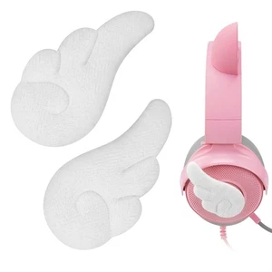 Geekria Angel Wings Decorative Accessories for Headphones No Tool Needed (White) - Picture 1 of 6