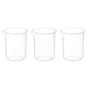 50 ml 3 Stück Polypropylen Messbecher mit und Ausgießer, Transplantation - Bild 1 von 5