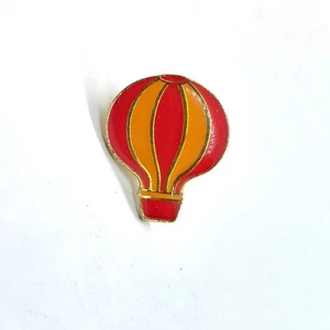 Hot Air Balloon Enamel Lapel Pin Flight Festival Aviation Albuquerque Brooch VTG - Picture 1 of 3