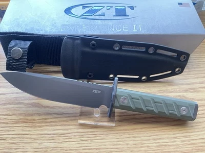 Zero Tolerance Knives ZT 0006 Fixed Blade Knife OD Green G10 CPM-3V Steel - Image 1 of 4