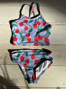 Adorable Traje de Baño Hanna Andersson Cereza 2 Piezas Bikini Dos Piezas Niñas Talla 5 - Imagen 1 de 7