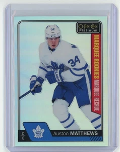 2016-17 O-Pee-Chee Platinum Marquee Rookies Rainbow #151 Auston Matthews - Picture 1 of 2