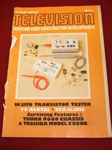 TELEVISION - TOSHIBA MODEL C800B - June 1983 # 392 - Picture 1 of 1