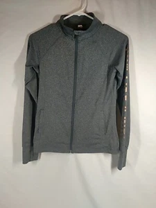 Ideology Jacket Women's Large Gray Track Top Long Sleeve Gym Training Active - Picture 1 of 11