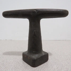Cast Iron Square Wrench T Handle 1 1/8 Inch Square CI T-Handle - Picture 1 of 4