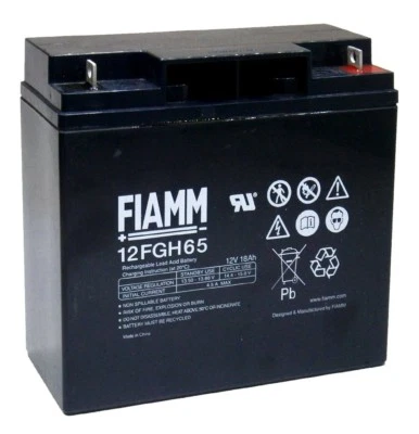 BATTERIA FIAMM 12FGH65 12V 18A HIGHT RATE ALTA CORRENTE SCARICA 12 v 18 a 20 AGM