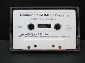 Commodore 64 Basic Programs, by T. Knight & D, LaBatt, Cassette, 1983, NEW - Picture 1 of 3