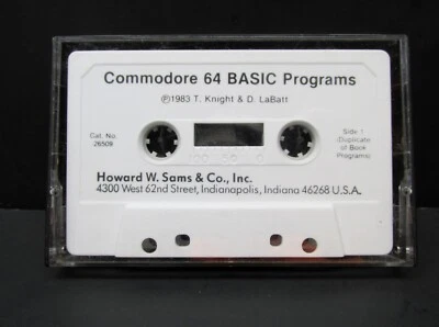 Commodore 64 Basic Programs, by T. Knight & D, LaBatt, Cassette, 1983, NEW - Image 1 of 3