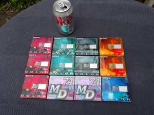 10 x Color Mini Discs Recordable NEU VERSIEGELT 8 x Sony 74 & 2 x Maxell 74 - Bild 1 von 15