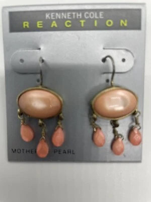 Kenneth Cole Reacción Rosa Madreperla Pendientes Disfraz Joyería Elegante Foto 1 de 2