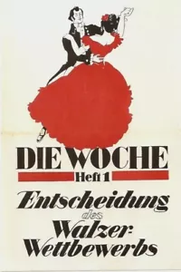 Original vintage poster DIE WOCHE WALZER DANCE CHALLENGE c.1910 - Picture 1 of 1