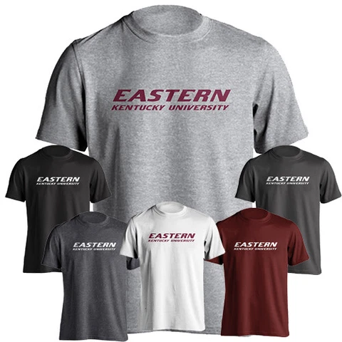 Eastern Kentucky University EKU Colonels Wordmark Short Sleeve T-Shirt Tee Cover