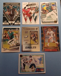 JALEN HURTS 7 Card Lot Inserts Philadelphia Eagles Sooners Collection NFL - Picture 1 of 3