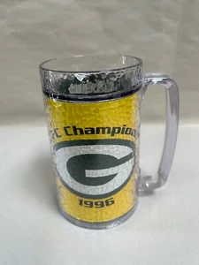 Vintage Green Bay Packers 1996 NFC Champions Kunststoff Bier Stein Becher Thermo-Serv (A4) - Bild 1 von 11