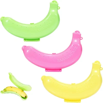 3 Stück Bananen Aufbewahrungsbox Bananenschutz Bananen Box Aufbewahrungsbox Für  - Bild 1 von 4