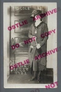 Lincoln NEBRASKA RPPC 1923 ESCAPE ATTEMPT Penitentiary Prison CROSS DRESSER - Picture 1 of 3