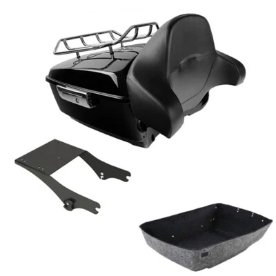 King Trunk Pad Mount Rack Fit For Harley Davidson Touring Road King 97-08 - Image 1 of 4