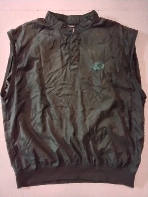 Zero Restrictions Lightweight Windbreaker Golf Vest Men's XL Green 1/4 Snap - Image 1 of 4