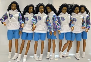 The Fresh Squad Khalil 2022 Male Doll Braids-Dreads-NO ORIGINAL PACKAGE (1) DOLL - Picture 1 of 6