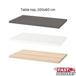 IKEA LINNMON Table Top 100x45cm Desk Worktop Replacement Compact Home Office - Picture 1 of 4