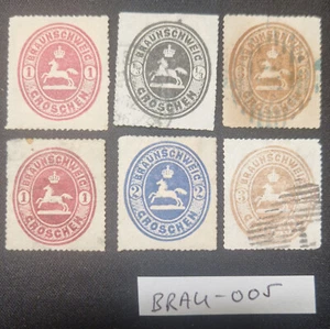 Altdeutschland / Braunschweig 1865 Nr. 17, 18, 19 und 20 (BRAU005) - Bild 1 von 2