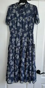 LULUS SCHÖNES MIDI-KLEID GRÖSSE M NEU MIT ETIKETT - Bild 1 von 11