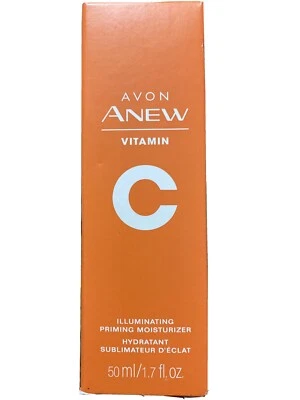 Nueva Vitamina C *HIDRATANTE ILUMINADOR IMPRIMACIÓN* Tamaño completo 1,7 oz. Nuevo Foto 1 de 2