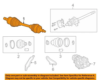 Eixo dianteiro CHRYSLER OEM 11-23 Challenger Carrier Assy R4578601AA - Imagem 1 de 2