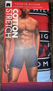 Tommy Hilfiger 3-Pair Mens Boxer Briefs Underwear Cotton Blend Stretch (D) ~ XL - Picture 1 of 3