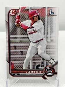 Joshua Baez 1st 2022 Bowman Baseball St. Louis Cardinals Prospect #BP-112 - Imagen 1 de 2