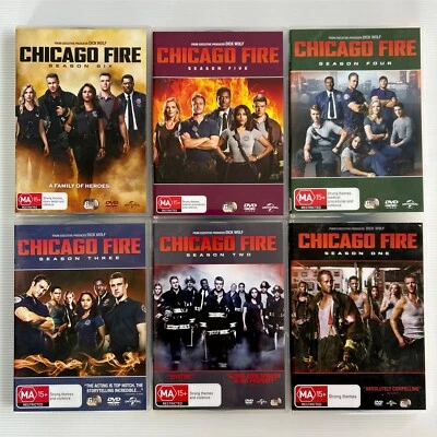 Chicago Fire 1-6 Seasons 1 2 3 4 5 6 | DVD Set | PAL Region 4  | Free Postage - image 1 of 4