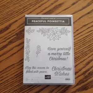 Stampin Up Friedlicher Weihnachtsstern Gummistempelset - Bild 1 von 3