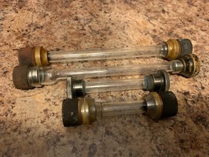 lot of 4 Vintage Bausch & Lomb Optical Company glass tubes Rochester - Picture 1 of 5