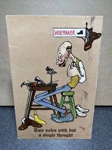 Postal de cómic de dos soles con un solo pensamiento - Imagen 1 de 2