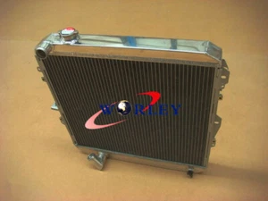 Aluminum radiator for TOYOTA HILUX SURF 2.8D LN106 LN107 3L Diesel 1988-1997 - Picture 1 of 4