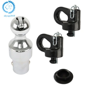 2-5/16" Gooseneck Ball & Safety Chain Anchor Kit 38000 lbs Puck System 60639 - Picture 1 of 24