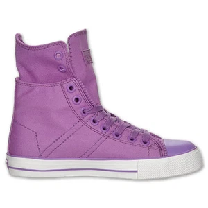 LEVIS 524751-02L CREMALLERA EX HI CT SARGA Wmn's (M) Lila Lona Zapatos de Patín Top Alto - Imagen 1 de 6
