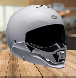 NEW Bell Broozer Street Cruiser Motorcycle Helmet Duplet White Large - Picture 1 of 1