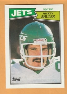 Mickey Shuler New York Jets 1987 Topps #133 Penn State Nittany Lions 12A - Picture 1 of 2