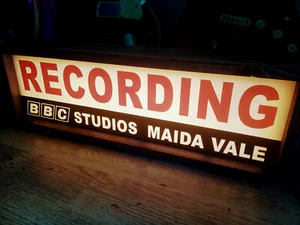 BBC Recording Studio Light - Recording Lightbox - Recording Light Up Sign - Picture 1 of 3