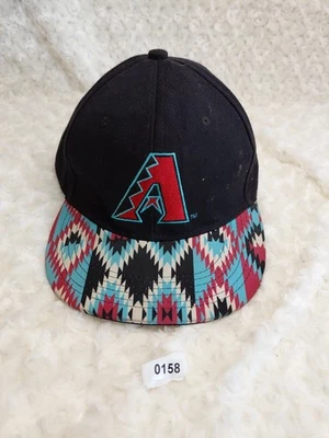 Arizona Diamondbacks Snapback Hat Cap Gila River Promo Aztec Print Embroidered - Image 1 of 4