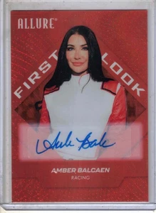 2025 UD Allure SE Amber Balcaen Red Rainbow First Look rookie auto card RACING - Picture 1 of 2