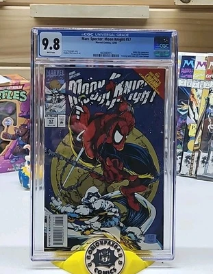 Marc Spector: Moon Knight #57 CGC 9.8 NM + Stephen Platt Cover Homage Asm 300 301 - Изображение 1 из 2
