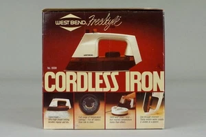 WEST BENT FREESTYLE CORDLESS NON STICK IRON - VINTAGE RARE BRAND NEW IN BOX - Picture 1 of 4