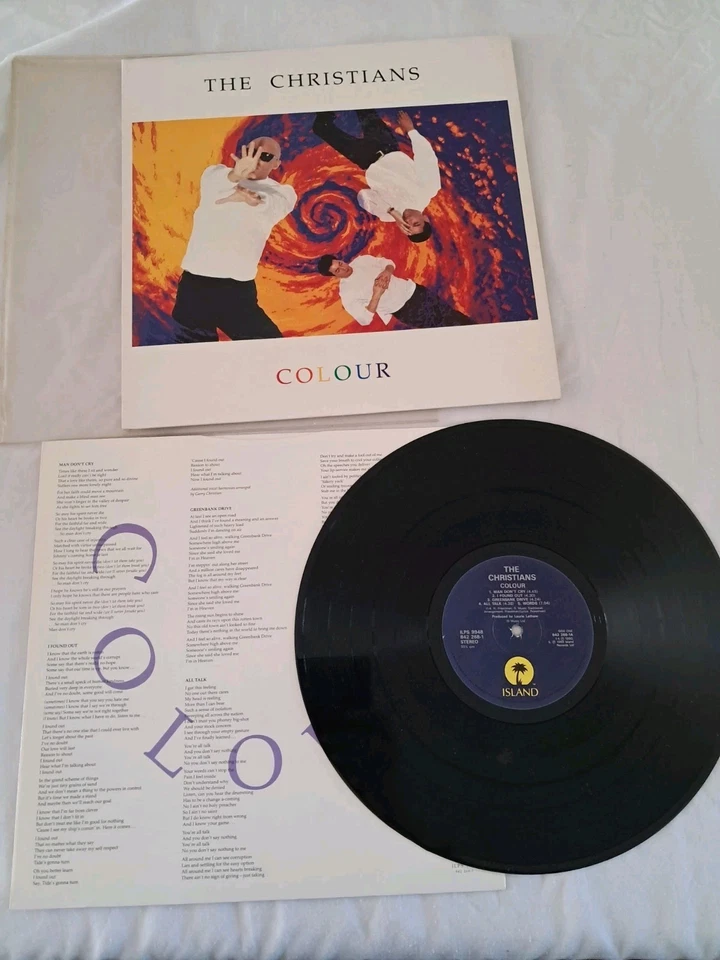 The Christians Colour LP Island Records ILPS 9948 UK 1990 First Press A1u - Image 1 of 4