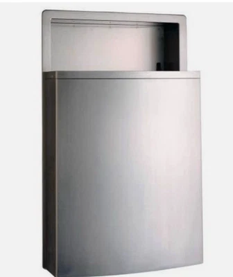B-43644 Recessed Waste Receptacle with LinerMate®, Satin Finish, 12.8-Gallon - Image 1 of 3