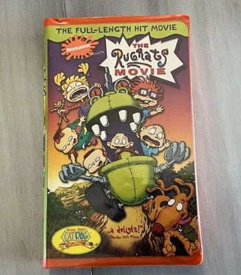 The Rugrats 1998 Movie Nickelodeon Orange Tape Clamshell VHS - Image 1 of 4