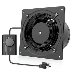 6 Inch Exhaust Fan with Speed Controller, 308CFM Wall Exhaust Fanfor Kitchen,... - Picture 1 of 9