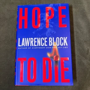 Hope to Die von Lawrence Block 🖋️ Signiert (Hardcover) Erstausgabe/Erstdruck - Bild 1 von 8