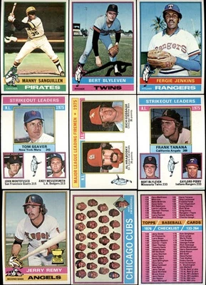 1976 Topps Baseball Complete Your Set #201-300 You Pick! - Image 1 of 2